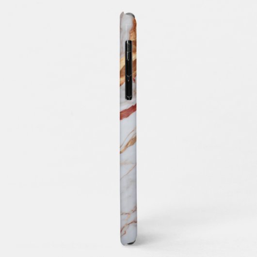 rood goud marmer Case-Mate iPhone case (Achterkant/links)