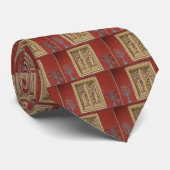 rood goud stropdas (Opgerold)