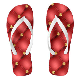 Rood Goud Teenslippers
