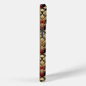 Rood gouden Abstract patroon Case-Mate iPhone Case (Achterkant / Rechts)