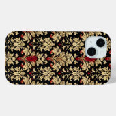 Rood gouden Abstract patroon Case-Mate iPhone Case (Achterkant (horizontaal))