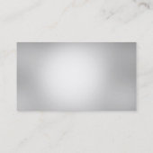 Rood Grijs Elegant Eenvoudige Plain Professional Visitekaartje (Achterkant)