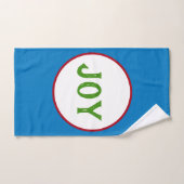 Rood Groen Blauw Kerst Gezegden Bad Handdoek (Handdoek)