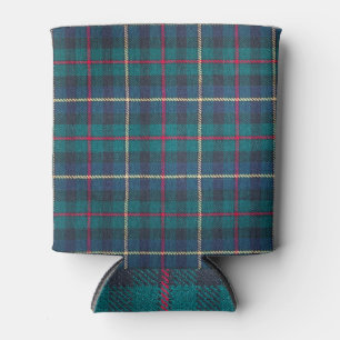 Rood, groen, blauw Schots tartan patroon. Blikjeskoeler