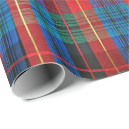 Rood, groen, blauw Tartan Pset Gift Wrap Cadeaupapier