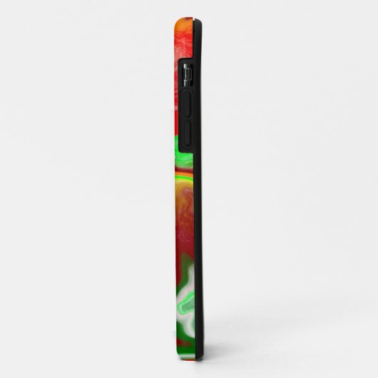 Rood, groen, bruinkoolkleurig, lichtvochtig Case-Mate iPhone case (Achterkant/links)