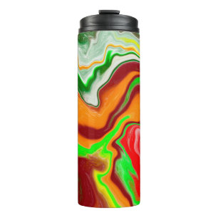 Rood, groen, bruinkoolkleurig, lichtvochtig thermosbeker