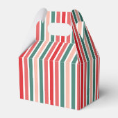 Rood Groen en Blush Gestreept Bedankdoosjes (Achterkant)