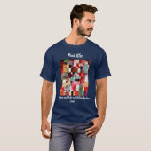 Rood groen en Violet en Geel Rhythms Paul Klee T-shirt (Voorkant volledig)