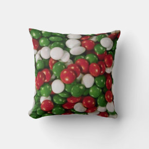 Rood groen en wit kerstSnoep Kussen