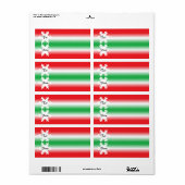Rood & Groen Etiket Alternate (Full Sheet)