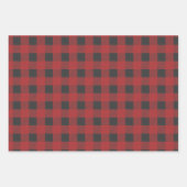 Rood groen gepantserd whitepaper reeks van 3 inpakpapier vel (Voorkant)