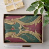 Rood Groen Goud Kerstvakantie Tissue Papier (Geschenk)