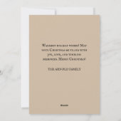  rood groen kerstdorp feestdagenkaart (Achterkant)