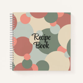 Rood-groen molecuul receptenboek notitieboek