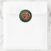 Rood Groen Om Aum Yoga Meditatie Hindoe sticker (Tas)