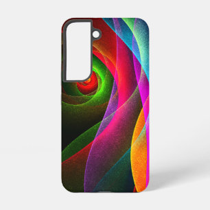 Rood Groen Oranje Modern Abstract Kunstpatroon #22 Samsung Galaxy Hoesje