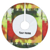 Rood groen schilderij kerstboom rok (Voorkant)