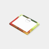 Rood groen schilderij post-it® notes (Schuin)