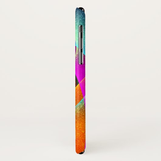 Rood Groen Sinaasappel Modern Abstract Kunstpatroo Case-Mate iPhone Case (Achterkant/links)