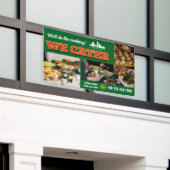 Rood Groen Wij Cater Catering Promo Logo 3 Foto Spandoek (Buitenkant Gebouw)