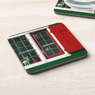  Rood Groen Wit Nederlands Venster Folklore Onderzetter