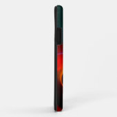 Rood Groen Yin Yang Modern Abstract Kunstpatroon # Case-Mate iPhone Case (Achterkant/rechts)