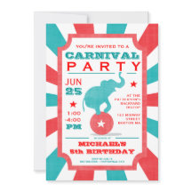 Rood | Grote verjaardag van de Turquoise Carnival