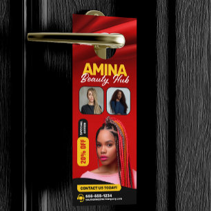 Rood Haar & Beauty Salon Braider Haarstylist Pruik