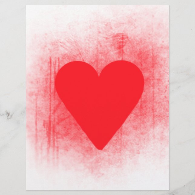 Rood hart (Voorkant)
