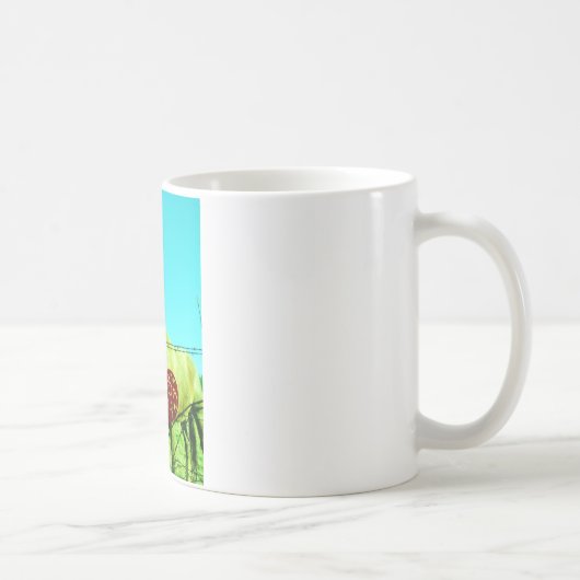 Rood hart en paard koffiemok (Rechts)