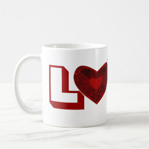 rood hart koffiemok