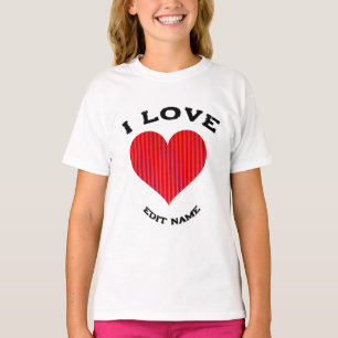 Rood Hart Liefde Symbool-18374 T-shirt