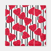 Rood hart magneet (Voorkant)