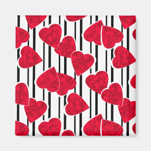 Rood hart magneet