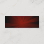 Rood hart met gouden vleugels contactkaartje (Achterkant)