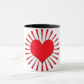 Rood hart mok (Midden)