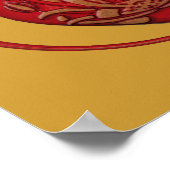  rood hart poster (Hoek)