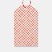 Rood hart schattig klein cadeau label cadeaulabel (Achterkant)