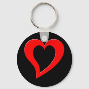 rood hart sleutelhanger