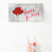 Rood hart spandoek (Insitu)