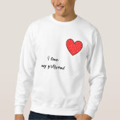 Rood hart trui (Voorkant)