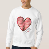 Rood hart trui (Voorkant)
