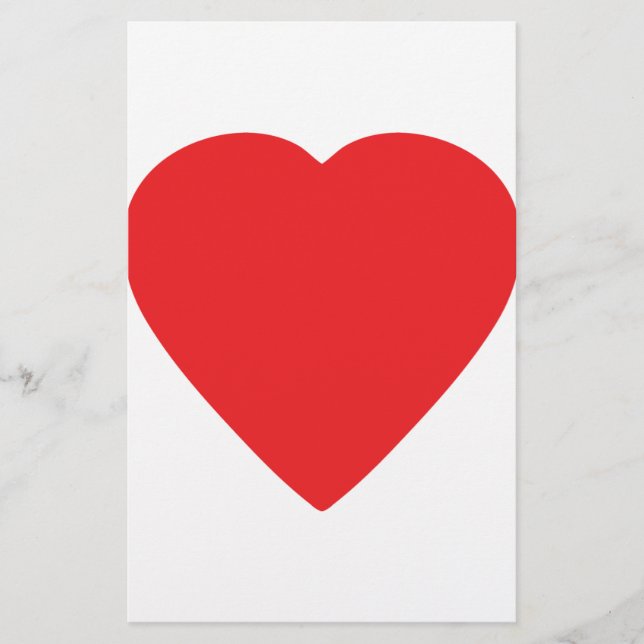 rood hartteken (Voorkant)