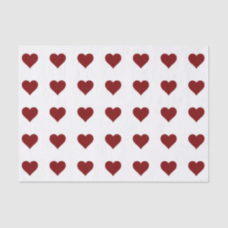 ROOD HARTWEEFSEL PAPIER