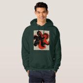 rood hoodie (Voorkant volledig)