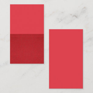 Rood horizontaal Visitekaartje met twee tonen – Aa