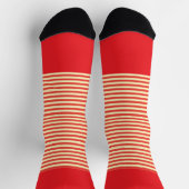Rood + horizontale strepen sokken (Top)