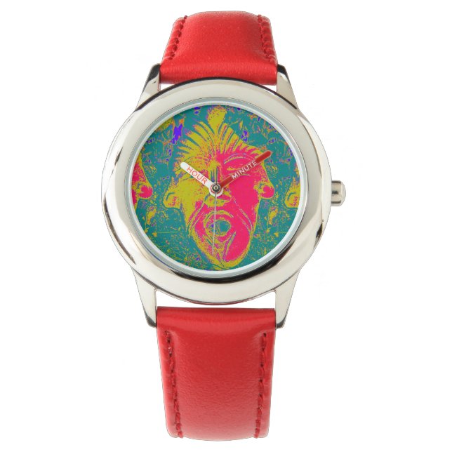 rood horloge (Voorkant)