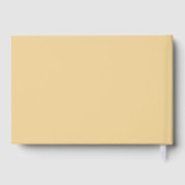 Rood Hout & Bruin Gitaar Bruiloft Gastenboek (Achterkant)